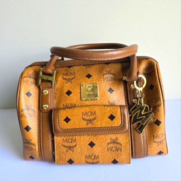MCM Doctor Bag Brown - Picture 1 of 16